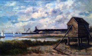 Frank Shapleigh. Fort Marion, 1888. Oil on canvas. 15" x 21", framed. Collection of Flagler College. 